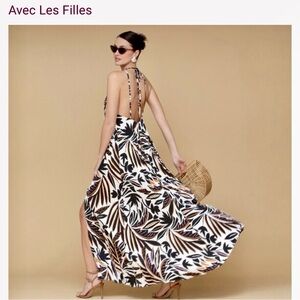 Avec Les Filles Women's Backless Dress